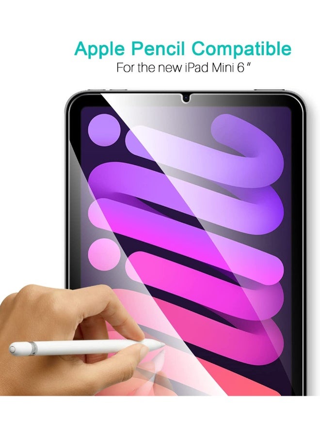 DUSALA iPad Mini 6 Screen Protector 8.3 2021, Anti Scratch Tempered Glass Screen Film Guard for 8.3 Inch iPad Mini 6 - Image 2