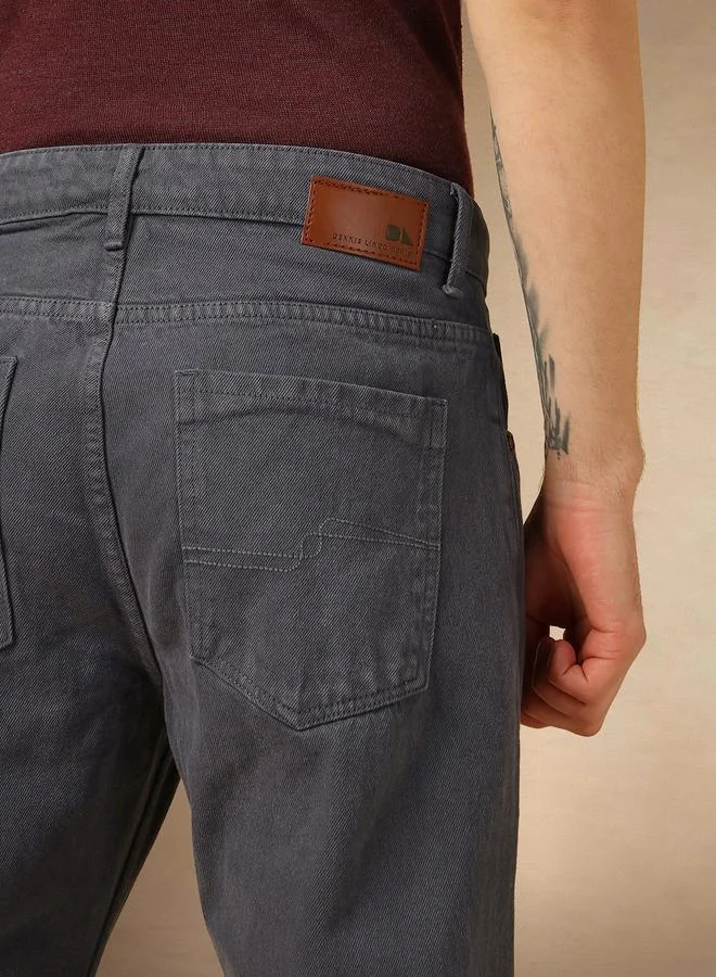 Dennis Lingo Dennis Lingo Mid Rise Straight Fit Jeans