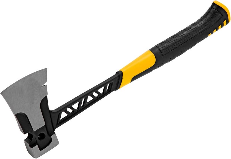 DENZEL 21-oz Axe – Solid-Forged Steel Head with Anti-Slip Rubber Grip – Durable Hand Tool for Camping, Wood Splitting & Home Improvement - Image 5