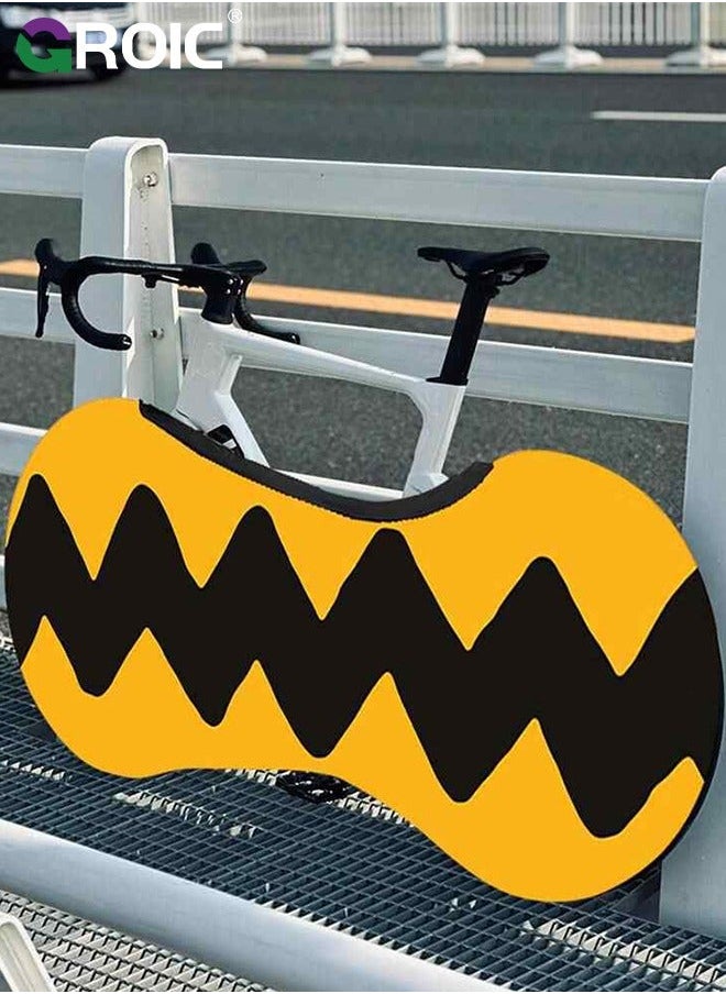 GROIC Bike Wheel Cover, Anti-dust High Elastic Outdoor Indoor Washable Bicycle Protection Storage Bag  - Image 2