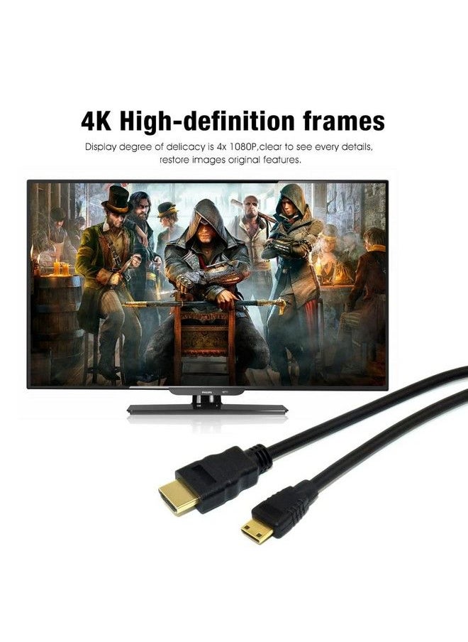 Cbus Wireless - كيبل سلكي Hdmi بطول 25 قدم إلى Mini Hdmi لكاميرات نيكون D3500 D7500 D850 D500 كانون إي او اس R إي او اس Rp إي او اس 5D مارك IV إي او اس 6D مارك II 77D 80D ريبيل SL3 SL2 T7 T7I T6 فيكسيا HF G50 HF G40 HF G21 XF405 - Image 1
