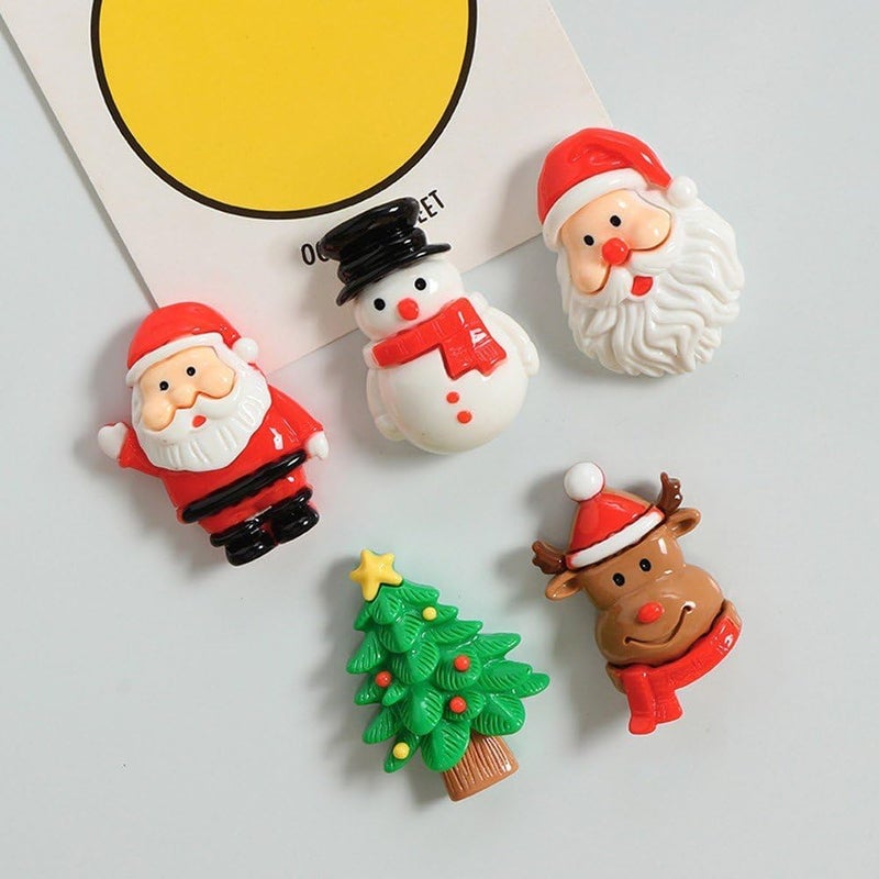 5 pcs Christmas Decoration Magnets Merry Christmas Car Refrigerator Magnet Xmas Decorative Fridge Door Magnetic Stickers Magnets for Xmas Garage Door Mailbox Decor - Image 5