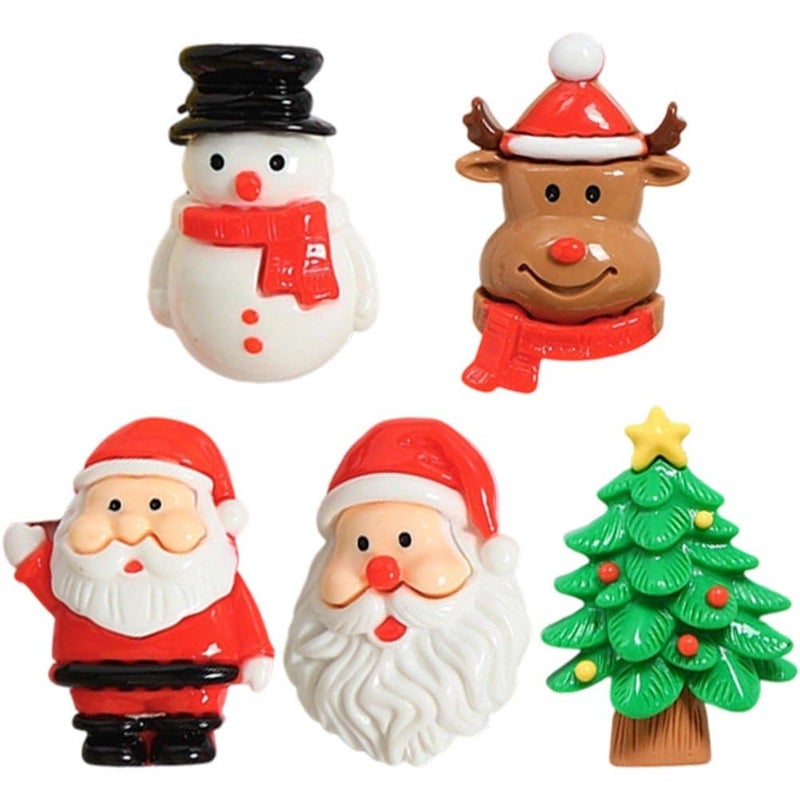 5 pcs Christmas Decoration Magnets Merry Christmas Car Refrigerator Magnet Xmas Decorative Fridge Door Magnetic Stickers Magnets for Xmas Garage Door Mailbox Decor - Image 1