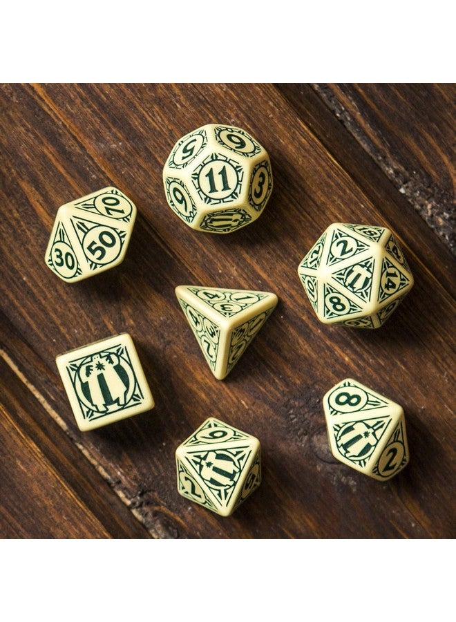 Q WORKSHOP Pathfinder Playtest RPG Dice Set 7 Ornamented Pieces - Image 4