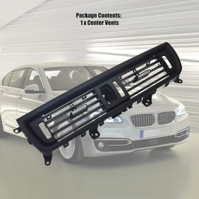 rayihni Front Air Grille Ac Vent Center Console Air Vent Dashboard Ac Ventilation Conditioning Outlet Fit For Bmw 5 Series F10 F11 520I 523I 525I 528I 530I 535I 550I 20102016 Replaces 64229166885 - Image 4