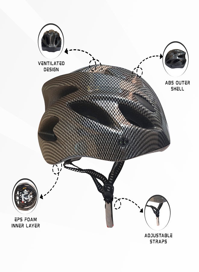 ENDLESS  EL1051 Cycle and Skates Helmet with Adjustable Strap and Inner Cushioning Padding for Enhanced Comfort – Suitable for Adults, Women, and Men – Made from Polycarbonate and EPS  - Image 3