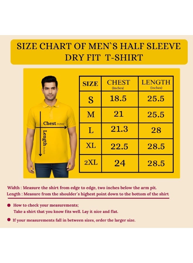 Chennai Cricket Jersey for Men - Dhoni Dry-Fit T-Shirt for Men - Perfect for Chennai Cricket Fans - Image 3