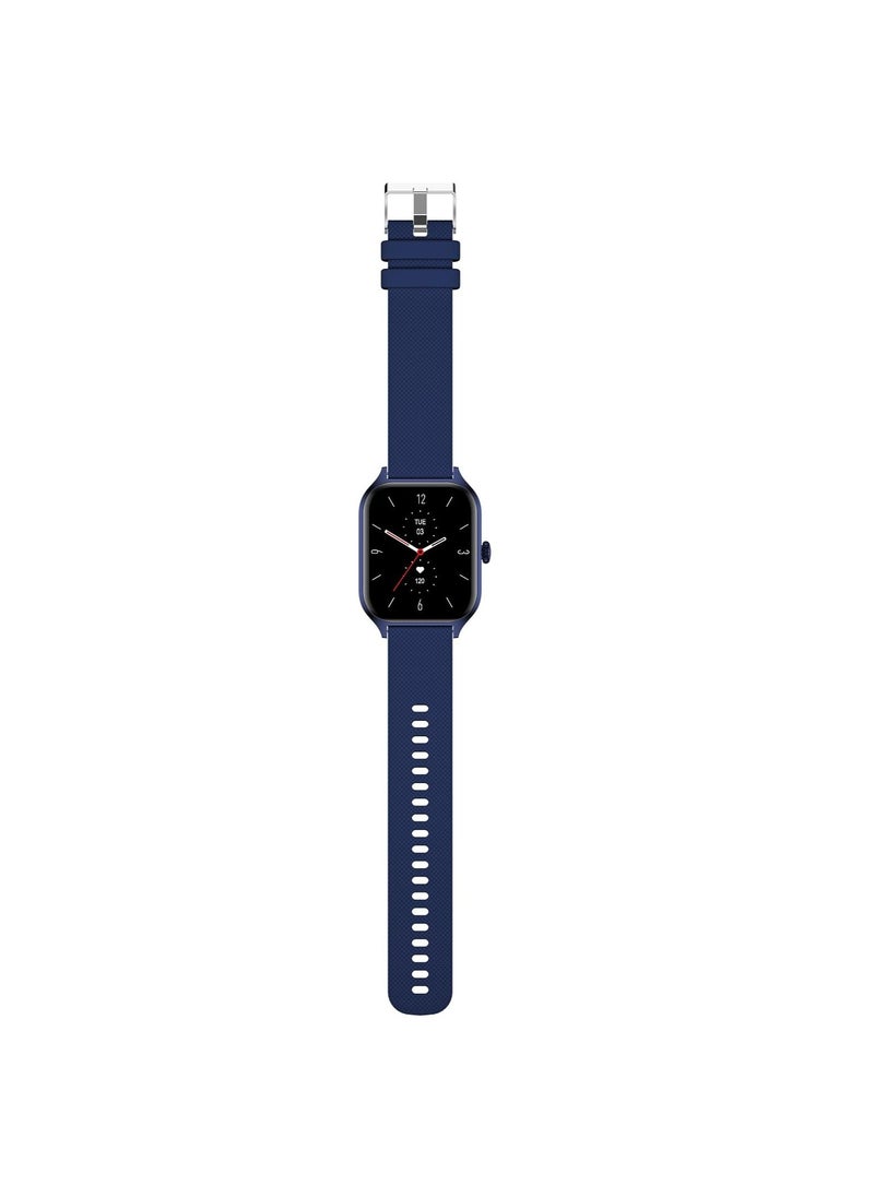 Xcell - Xcell G7 Talk Professional Smart watch,1.96 HD Screen, Heart Rate,BP,Oxygen Monitoring, Receive & Make Calls, Water Resistance: IP67,1 Week Battery Life,Compatibility: iOS-Android -Blue - Image 1