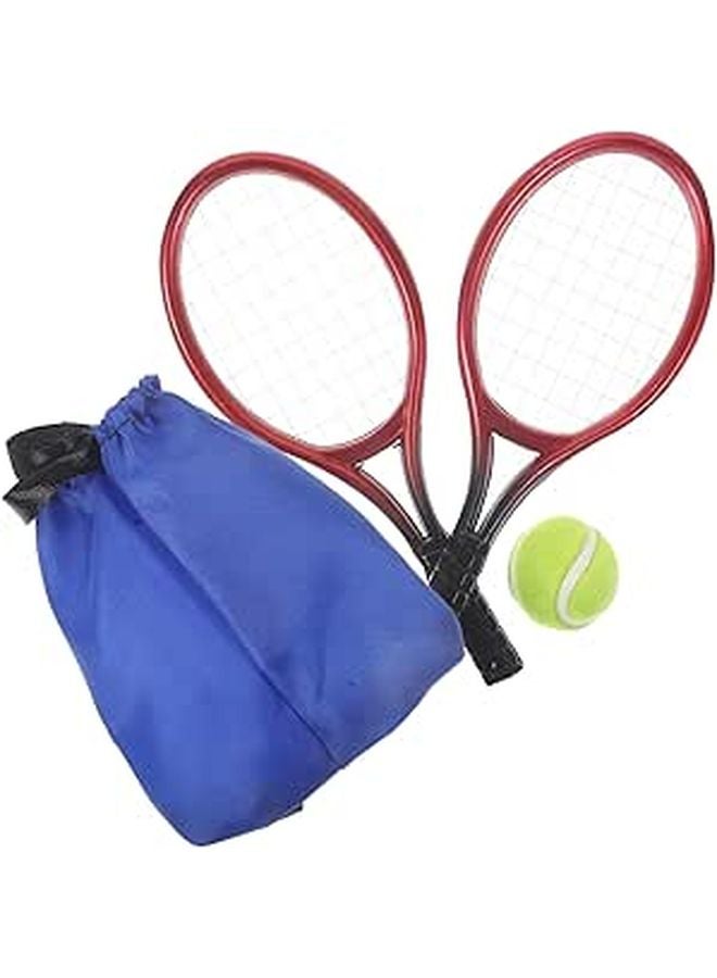 Miniature Tennis Racket Model 6cm Realistic Dollhouse Decoration Photography Prop - Image 1
