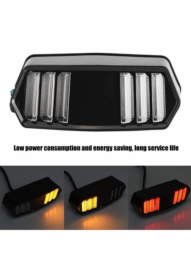 Y&D - Motorcycle Tail Light, Motorbike Integrated LED Brake Light & Turn Signals Indicator Signal Fit for MSX125 YG-125 - Image 1