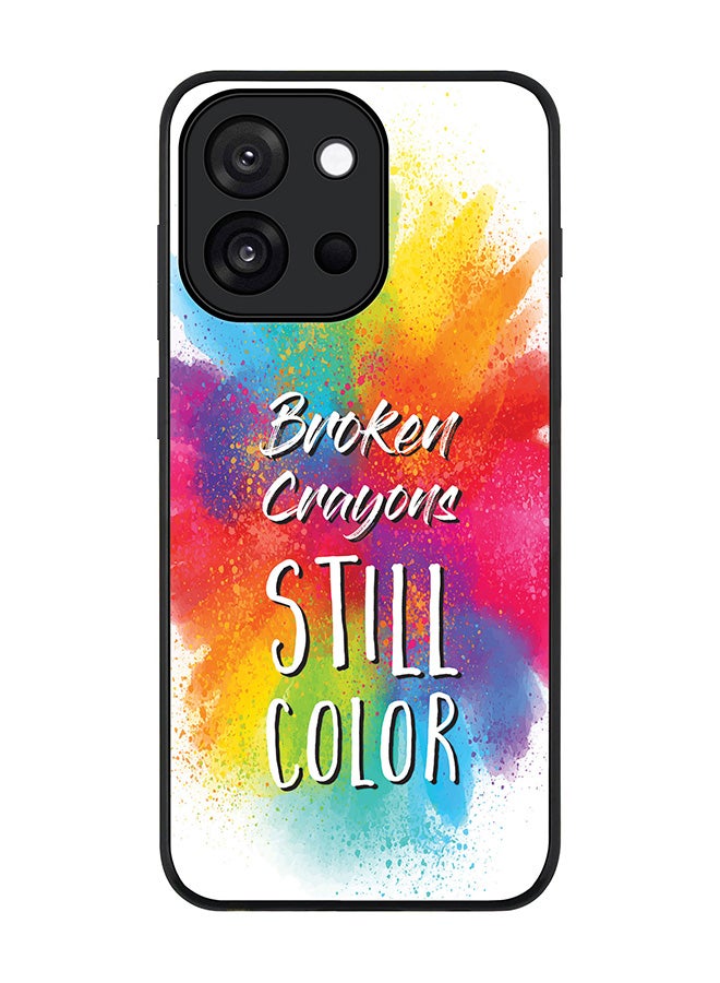 For OnePlus 13s / 13T Case,Slim fit Camera Protection, Shockproof Thin Phone cover  -  Broken Colors