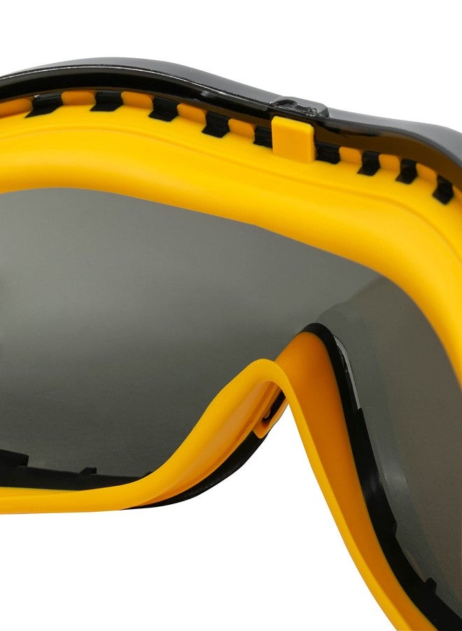 DEWALT - DPG82-21C Dewalt DPG82-21 Concealer Smoke Anti-Fog Dual Mold Safety Goggle Smoke Lens - Image 3