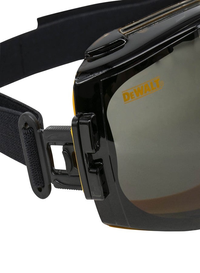 DEWALT - DPG82-21C Dewalt DPG82-21 Concealer Smoke Anti-Fog Dual Mold Safety Goggle Smoke Lens - Image 2