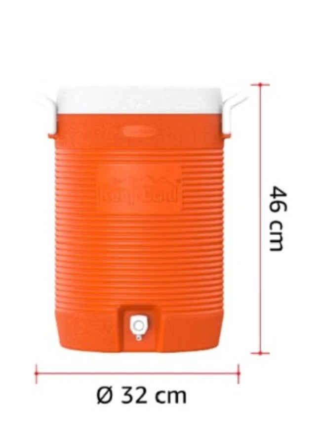 Cosmoplast KeepCold Insulated Water Cooler, 20L, Orange - Image 5