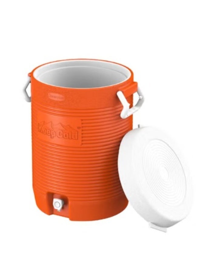 Cosmoplast KeepCold Insulated Water Cooler, 20L, Orange - Image 2