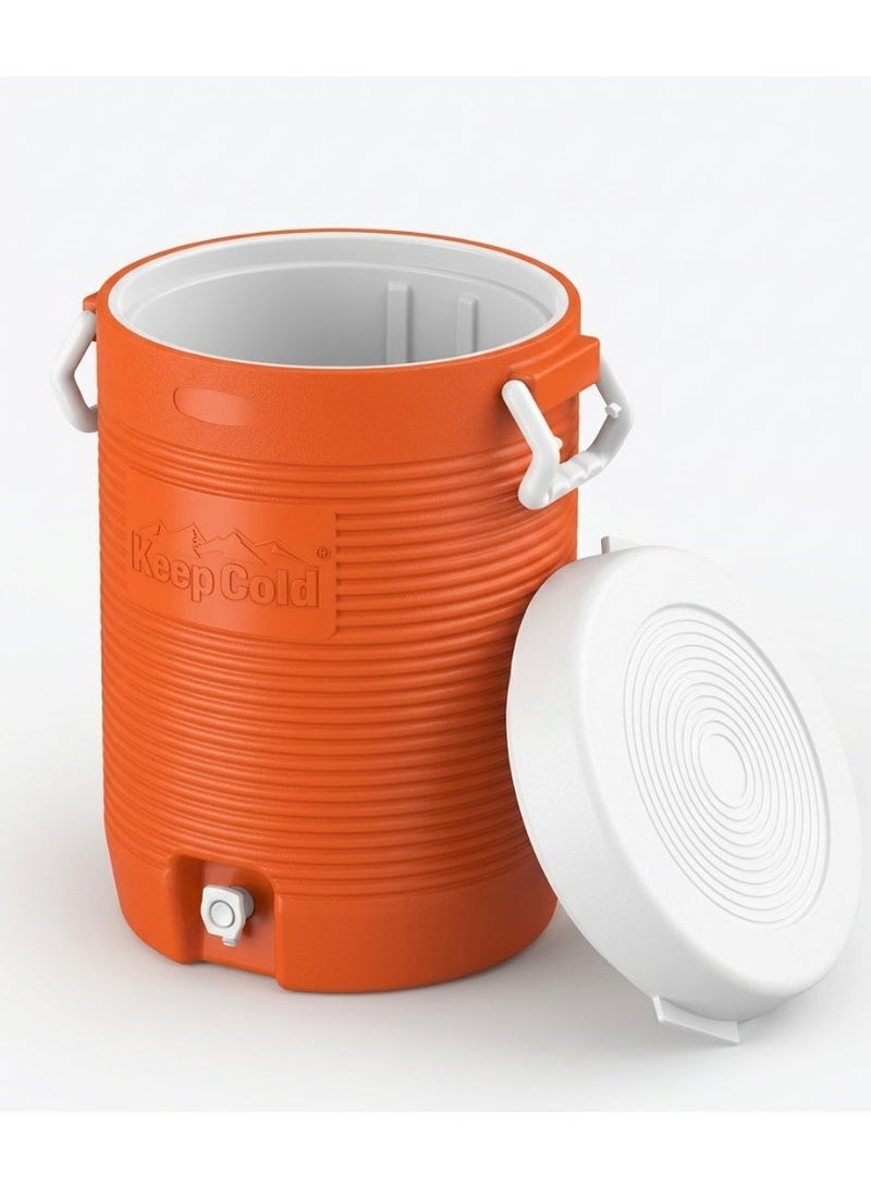 Cosmoplast KeepCold Insulated Water Cooler, 20L, Orange - Image 3