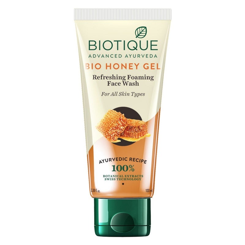Biotique Bio Neem Purifying Face Wash for All Skin Types 150ml Biotique Bio Honey Gel Face Wash for All Skin Types 100ml - Image 5
