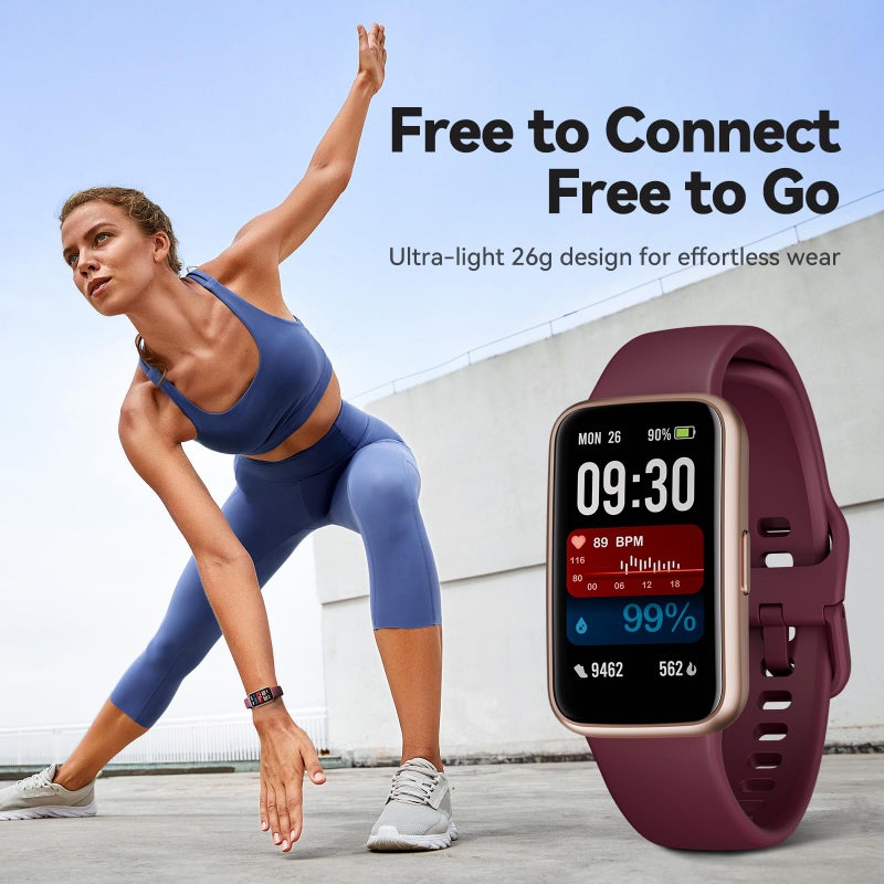 Enfit Fitness Trackers,Smart Watch with 1.47" Color Screen,100+Sport Modes Fitness Watch with Heart Rate Sleep Monitor, Pedometer Step Counter Watch, 3TAM Waterproof Activity Trackers for Women Men,PL - Image 2