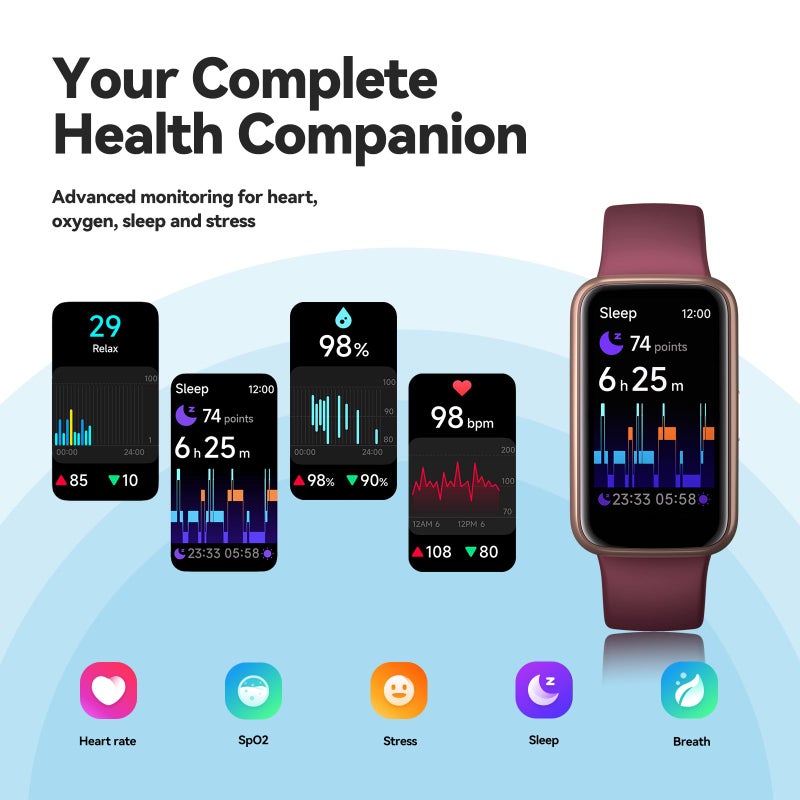 Enfit Fitness Trackers,Smart Watch with 1.47" Color Screen,100+Sport Modes Fitness Watch with Heart Rate Sleep Monitor, Pedometer Step Counter Watch, 3TAM Waterproof Activity Trackers for Women Men,PL - Image 5