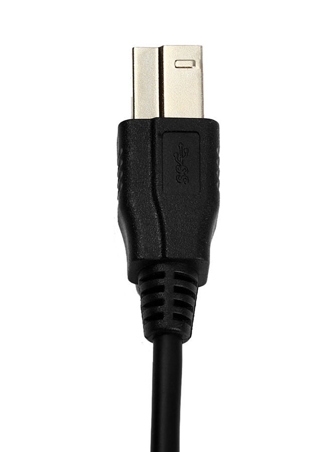 NIBEMINENT USB 3.1 USB-C Male To USB-B Data Cable Black - Image 2