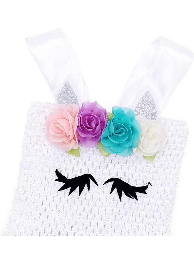 NIBEMINENT Princess Cosplay Costume With Unicorn Headband 120cm - Image 4