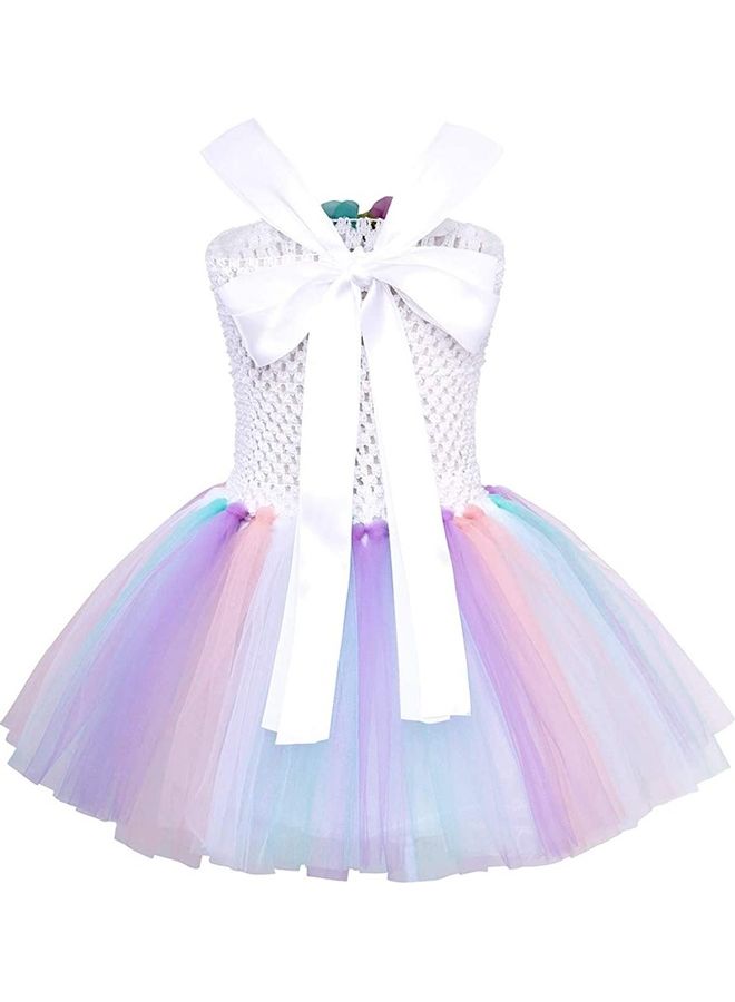 NIBEMINENT Princess Cosplay Costume With Unicorn Headband 120cm - Image 3