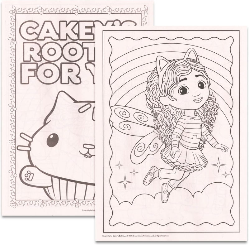 DreamWorks Gabbys Dollhouse Coloring Book Set for Girls  Bundle with 3 Gabbys Dollhouse Activity Books with Coloring Pages Activities Games Stickers Crayons More - Image 2