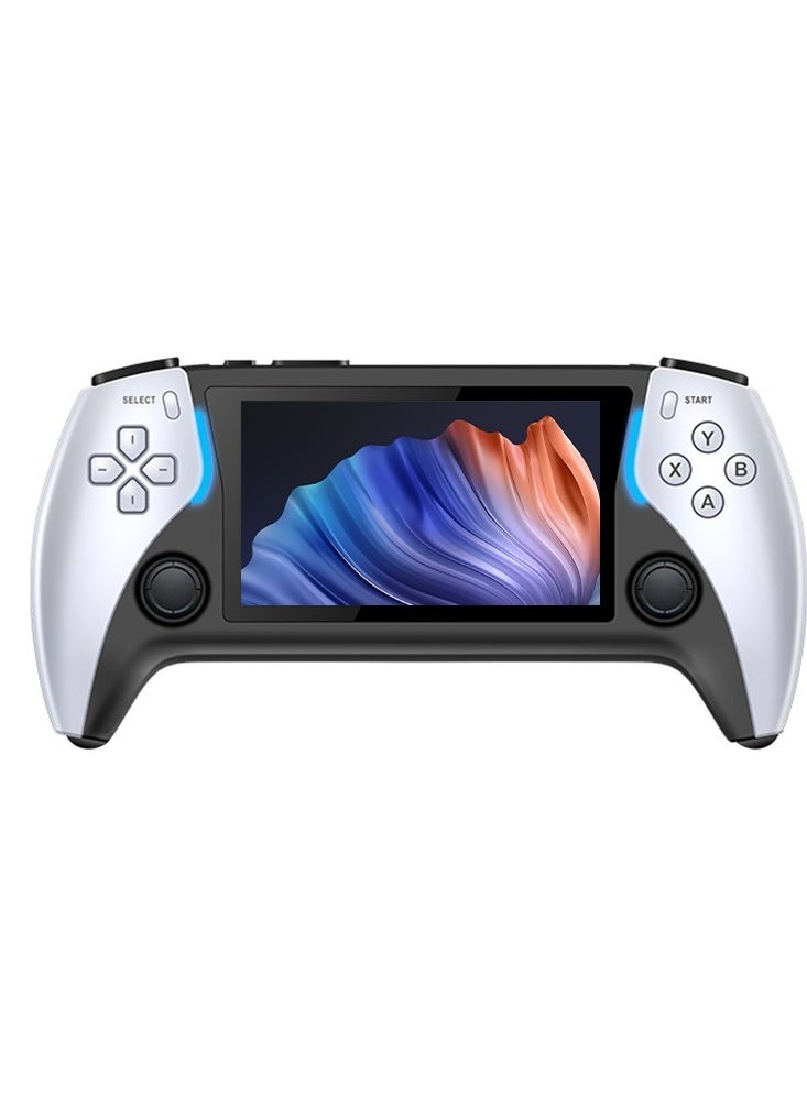 porodo - 4.3" Handheld Game Console 8GB / 7 Emulators & 50000+ Games / E-Book Reading / HDMI Video Output - Black and White - Image 1