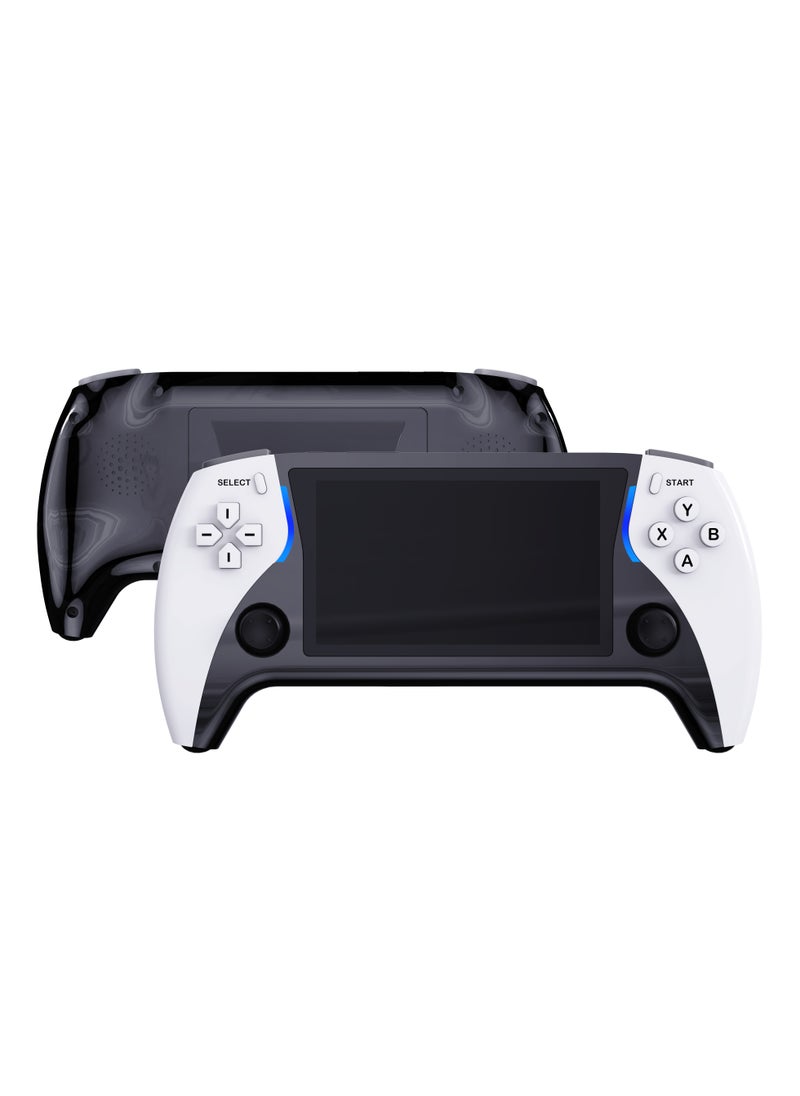 porodo - 4.3" Handheld Game Console 8GB / 7 Emulators & 50000+ Games / E-Book Reading / HDMI Video Output - Black and White - Image 1
