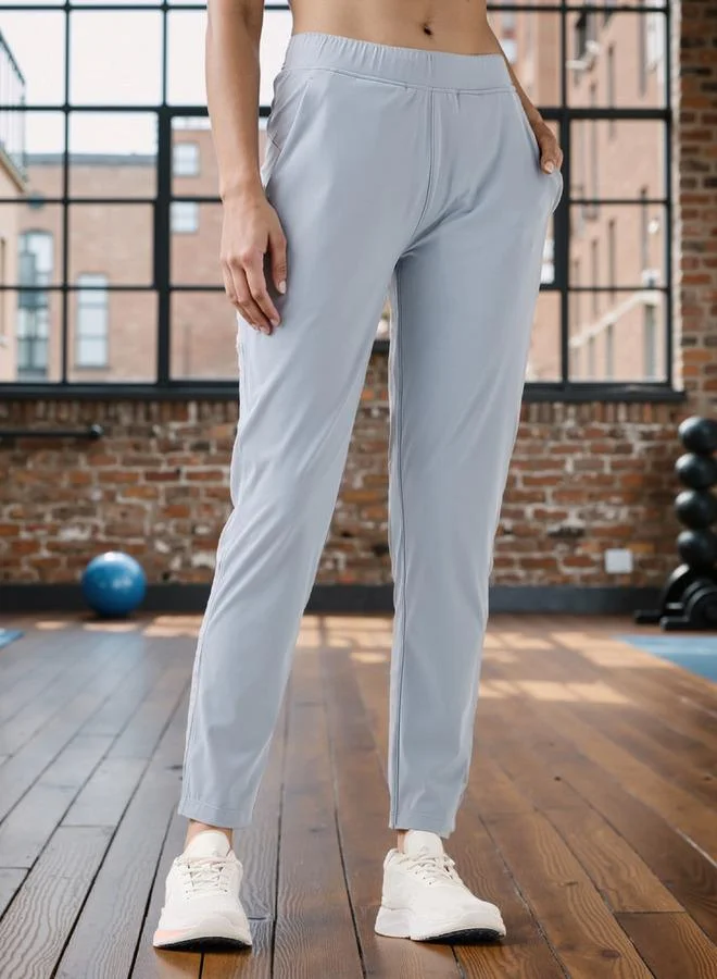 ADOT by Splash Track Pants with Flexi Comfort Elasticated Waistband and Pockets