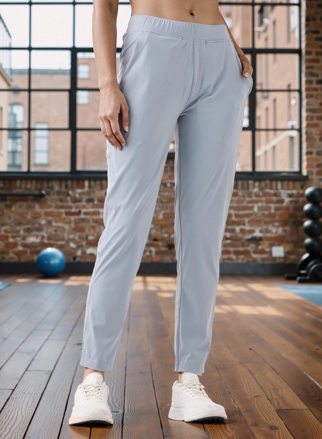 آكتف بنطلون رياضي بجيوب وخصر مطاطي - Image 1