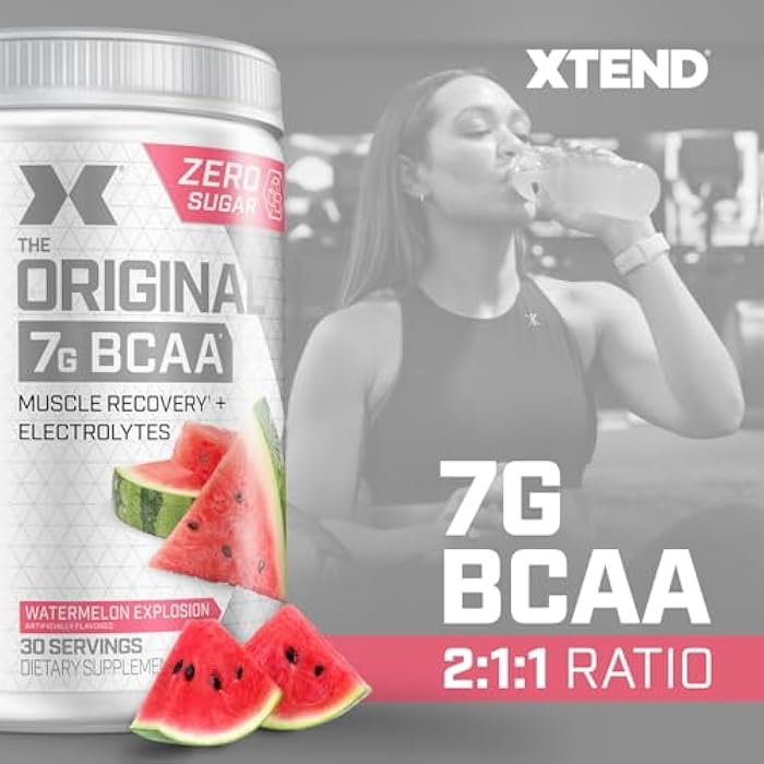 Xtend Original BCAA Powder 7g BCAA and 2.5g L-Glutamine, Sugar Free Post Workout Muscle Recovery Drink with Amino Acids for Men & Women, 30 Servings - Image 3