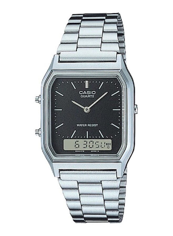 CASIO Stainless Steel Analog+Digital Wrist Watch AQ-230A-1DMQ - Image 1