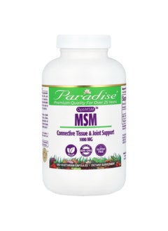 Paradise Herbs Paradise Herbs, OptiMSM™, MSM, 1,000 mg, 180 Vegetarian Capsules  - Image 1