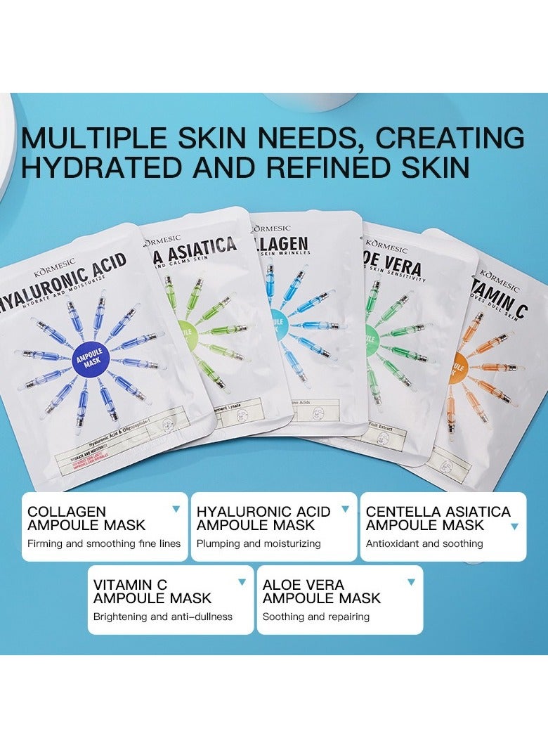 Kormesic قناع أمبول فيتامين ج 25 مل-5 حزم-مشرق وتنشيط - Image 4