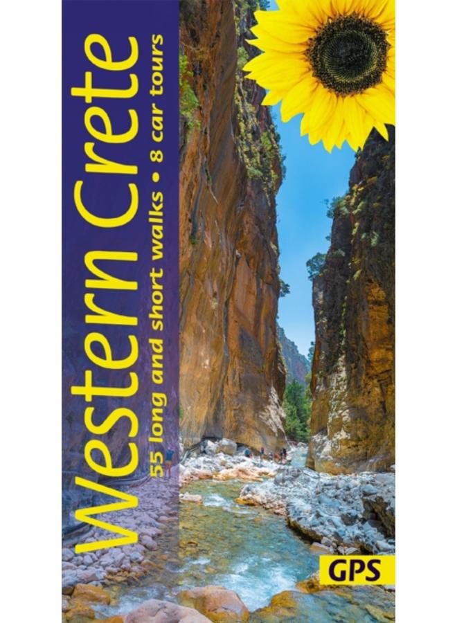 Western Crete Sunflower Walking Guide : 55 long and short walks, 8 car tours 