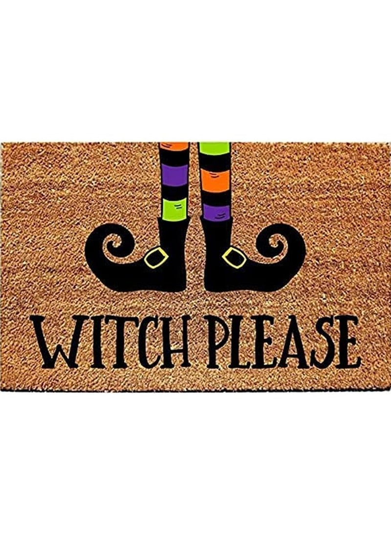 SYOSI Anti-Slip Decorations Carpet, Front Door Decorations Doormat Blanket, Decor Door Mat with Anti-Slip Bottom, Indoor Outdoor Carpet (Brown) - Image 1