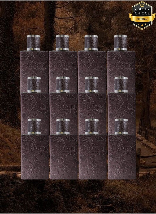 BROWN ORCHID 12 Pieces Brown Orchid Perfume 80ml EDP  - Image 1