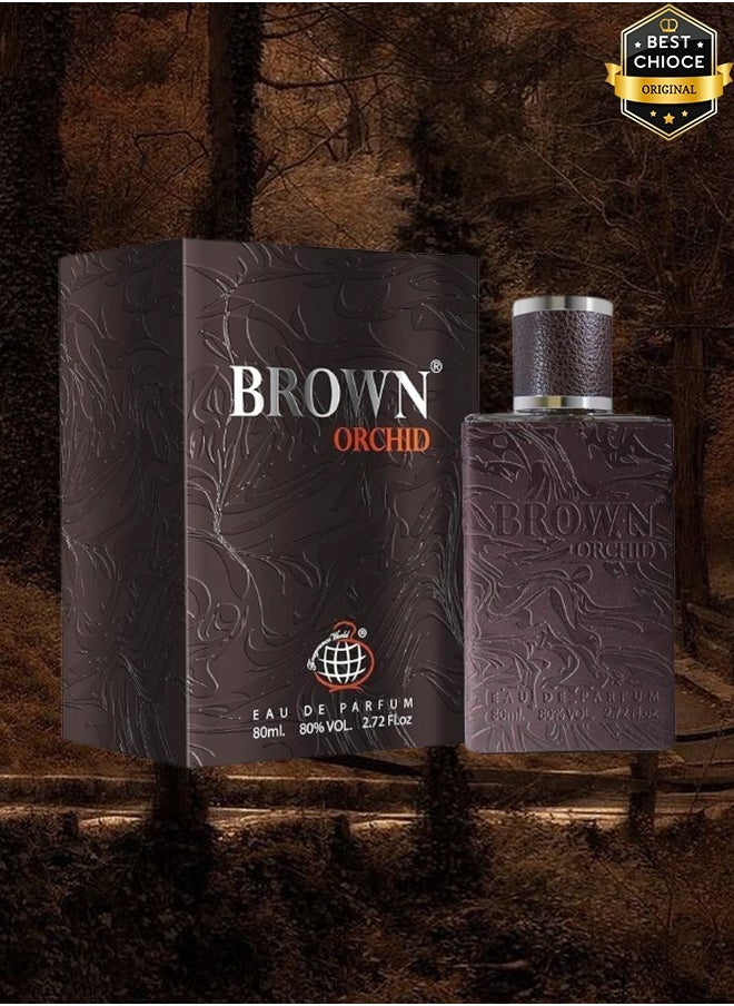 BROWN ORCHID 12 Pieces Brown Orchid Perfume 80ml EDP  - Image 2