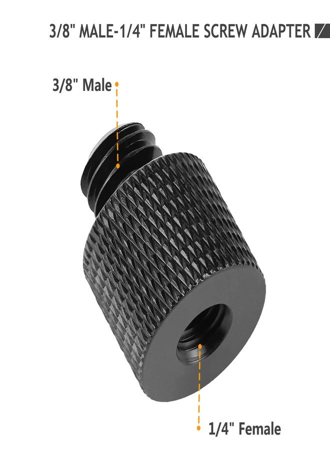 Frgyee 4 Pcs Camera Screw Adapter Thread 1/4" Male to 3/8" Female and 3/8" Male to 1/4" Female Adapter Set for Camera Monitor, Tripod, Mount Avatar - Image 4