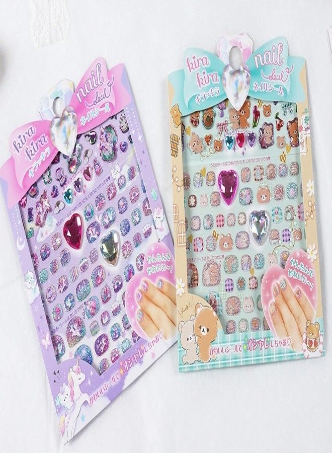 SID MAGIC Mystery Nail Art Sticker Set - Pack of 2 | Decorative Kawaii Nail Decals for Girls | Surprise Design Mix | Cute 3D Nail Stickers for Kids & Teens - Image 5