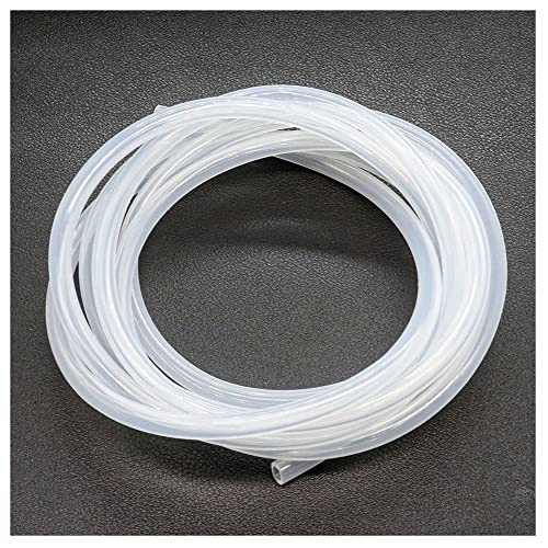 FOCMKEAS Silicone Tubing 008 x 0162x4mmIDxOD 164Ft5m Length Flexible Transparent Tube Silicone Rubber Air Hose Water Pipe for Pump Transfer - Image 1