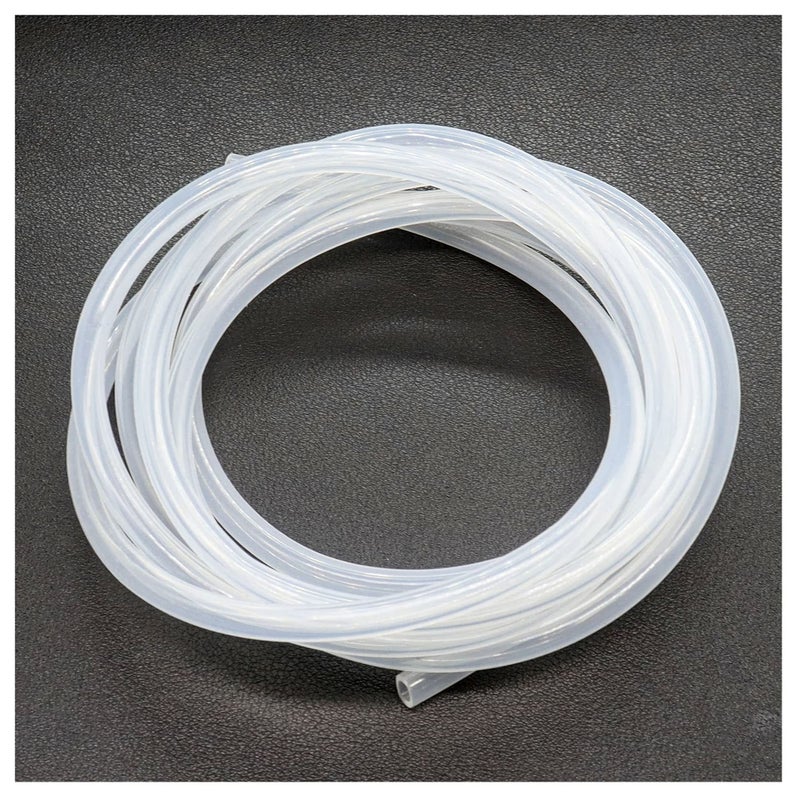 FOCMKEAS Silicone Tubing 008 x 0162x4mmIDxOD 164Ft5m Length Flexible Transparent Tube Silicone Rubber Air Hose Water Pipe for Pump Transfer - Image 2
