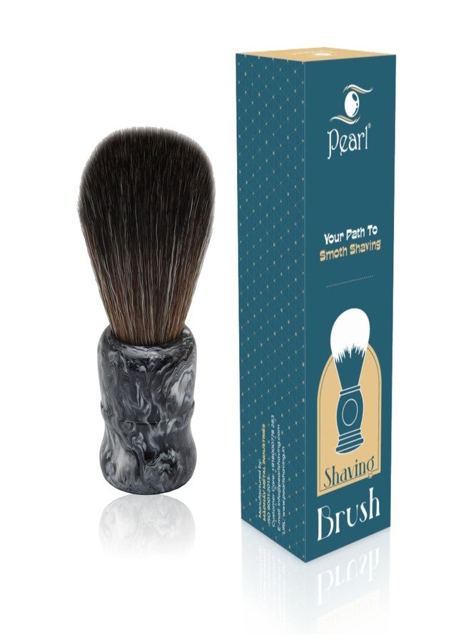 Pearl shaving Premium ultra Soft Synthetic Bristle shaving brush for Men (Marble gray) - Image 1