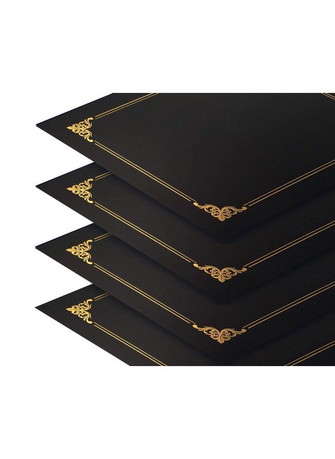 25 Pack Black Certificate Holders, Diploma Holders, Document Covers With Gold Foil Border, For Letter Size Paper, 25 Count, Black - pzsku/ZA2ABA6E6D7DF01A9BA13Z/45/_/1735214587/56f8c0e2-07ab-4571-a68f-bb3149fe50ce