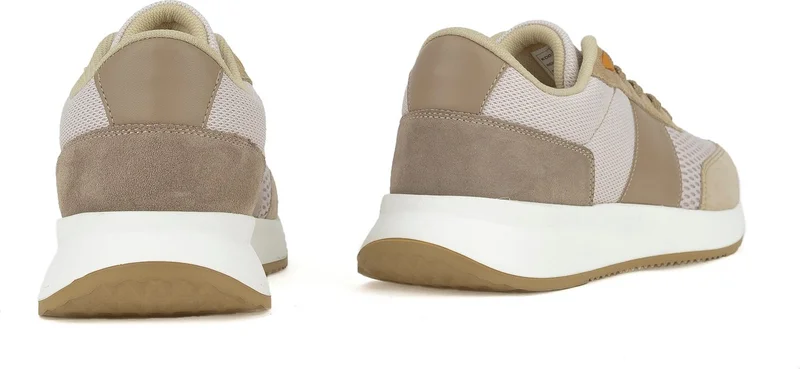 زيا , Men's Genuine Leather Sneaker 14150Z0001 Beige