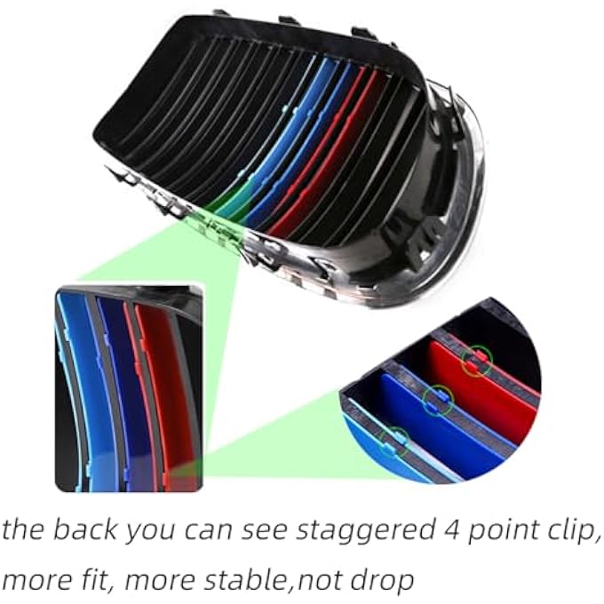 ريحني خطوط لون الشبك متوافقة مع ملحقات بي إم دبليو السلسلة الرابعة 20142019 F32 F33 F36 9Beam - Image 4