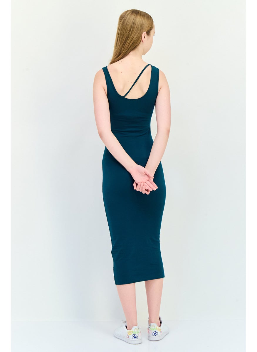 Reebok Women Sportswear Fit Sleeveless Outdoor Dress, Teal Green  - Image 3