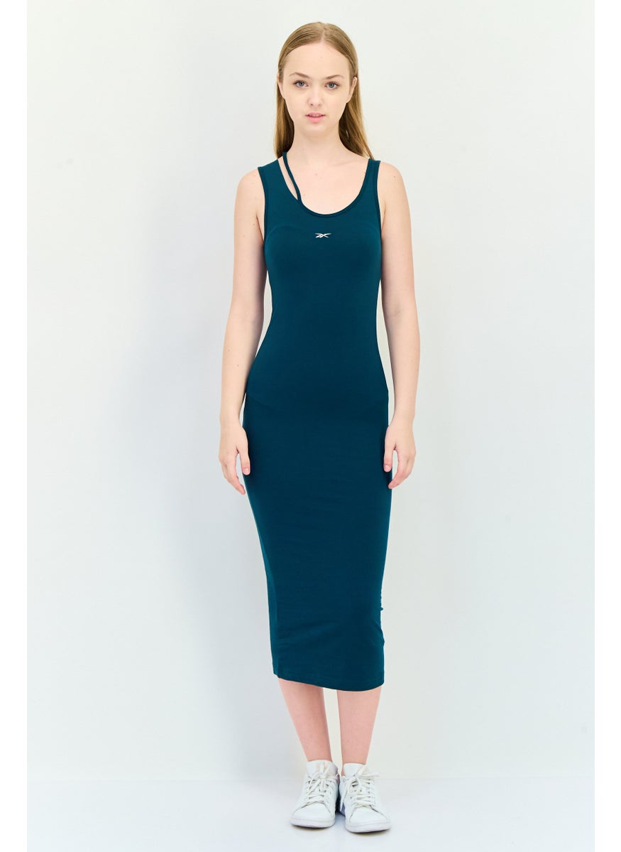 Reebok Women Sportswear Fit Sleeveless Outdoor Dress, Teal Green  - Image 1