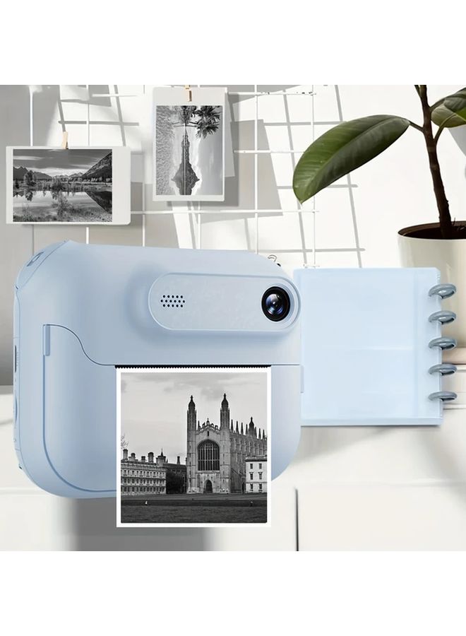Instant Print Digital Camera Built In Photo Printer USB Powered Purple - Image 5